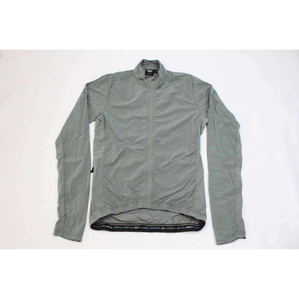 Ornot Microclimate Cycling Jacket Men’s XS Sage Full Zip Packable Windcoat